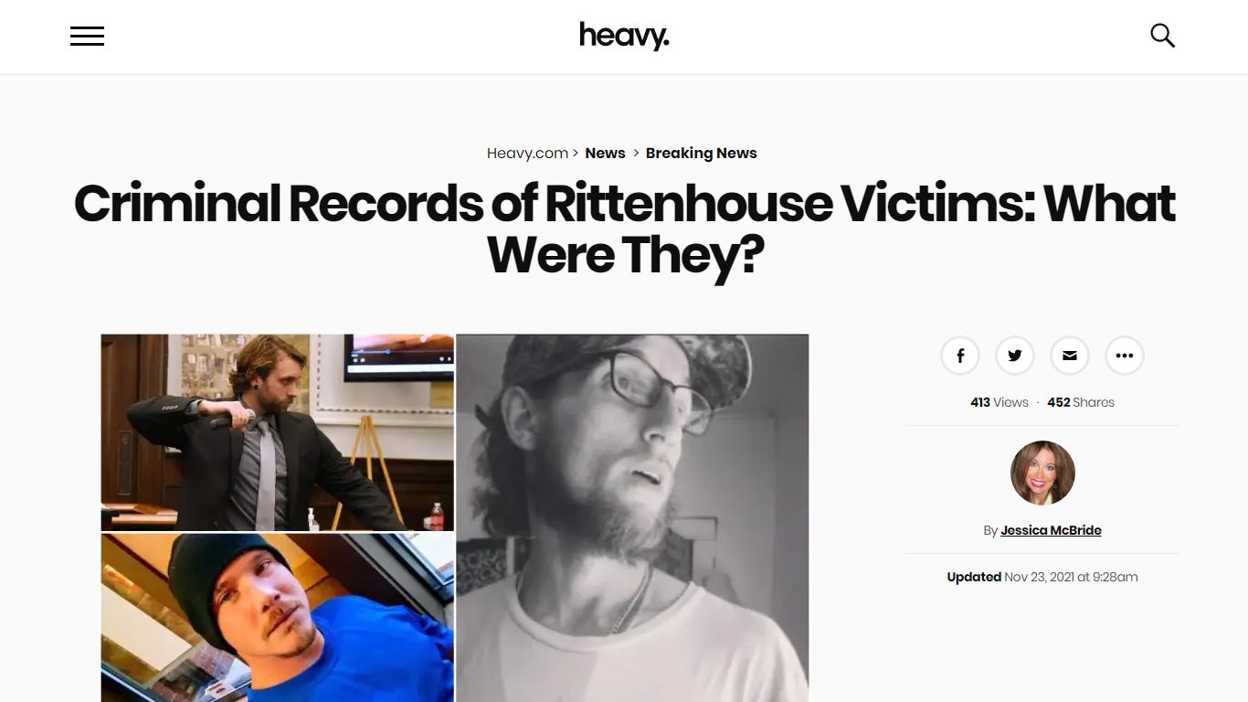 Criminal Records Rittenhouse Victims: What Were They? - Heavy.com